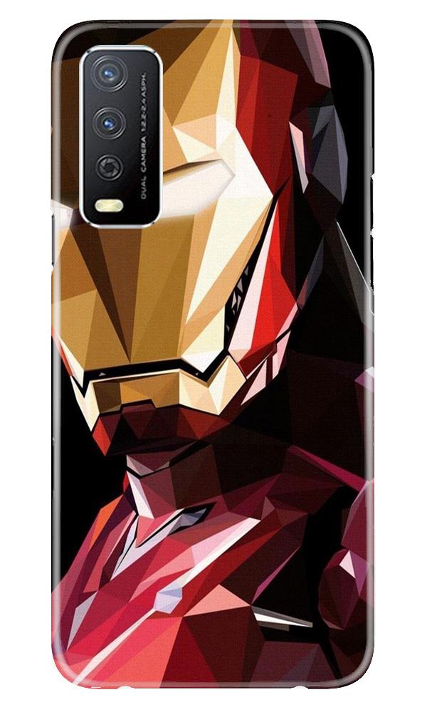 Iron Man Superhero Case for Vivo Y12s  (Design - 122)