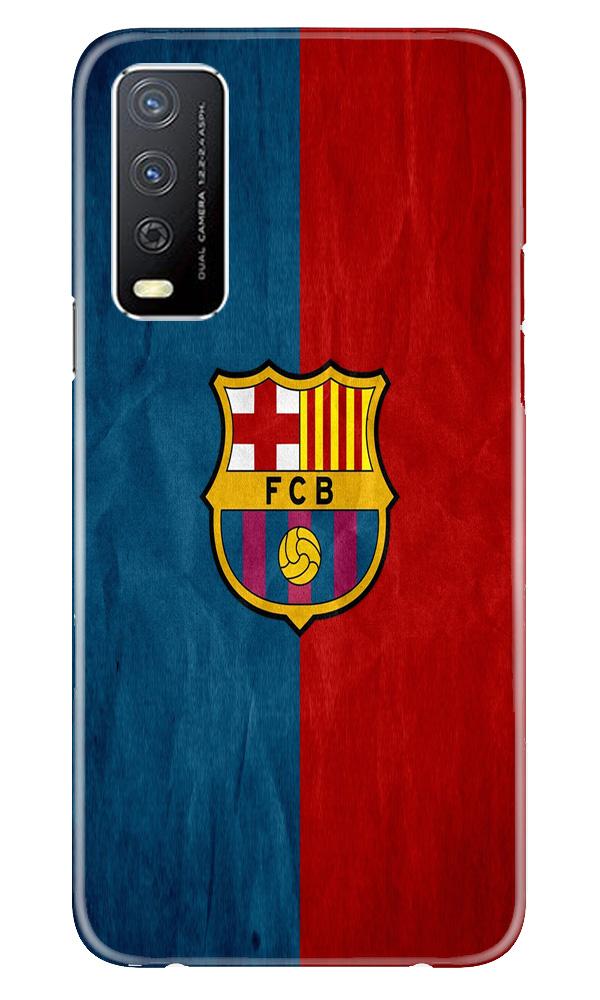 FCB Football Case for Vivo Y12s  (Design - 123)