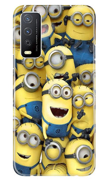 Minions Mobile Back Case for Vivo Y12s  (Design - 127)