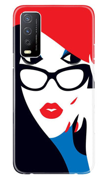 Girlish Mobile Back Case for Vivo Y12s  (Design - 131)