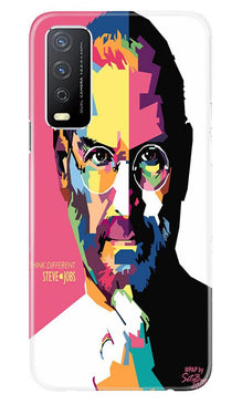 Steve Jobs Mobile Back Case for Vivo Y12s  (Design - 132)