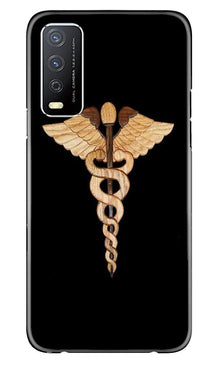 Doctor Logo Mobile Back Case for Vivo Y12s  (Design - 134)