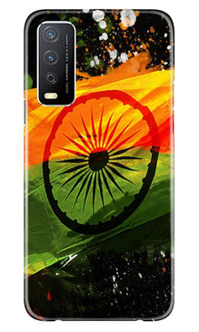Indian Flag Mobile Back Case for Vivo Y12s  (Design - 137)