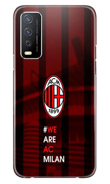 AC Milan Mobile Back Case for Vivo Y12s  (Design - 155)