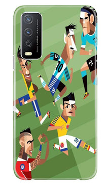 Football Mobile Back Case for Vivo Y12s  (Design - 166)