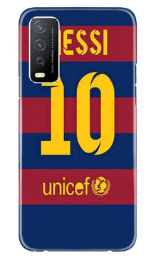 Messi Mobile Back Case for Vivo Y12s  (Design - 172)