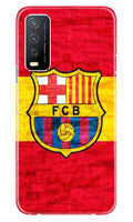 FCB Football Case for Vivo Y12s  (Design - 174)
