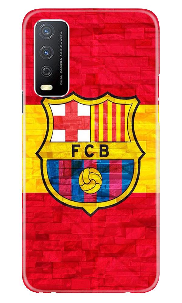 FCB Football Case for Vivo Y12s  (Design - 174)