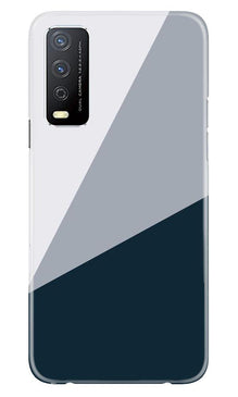 Blue Shade Mobile Back Case for Vivo Y12s (Design - 182)