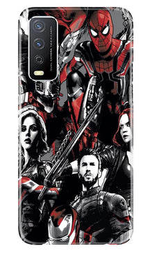 Avengers Mobile Back Case for Vivo Y12s (Design - 190)