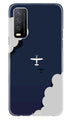 Clouds Plane Case for Vivo Y12s (Design - 196)