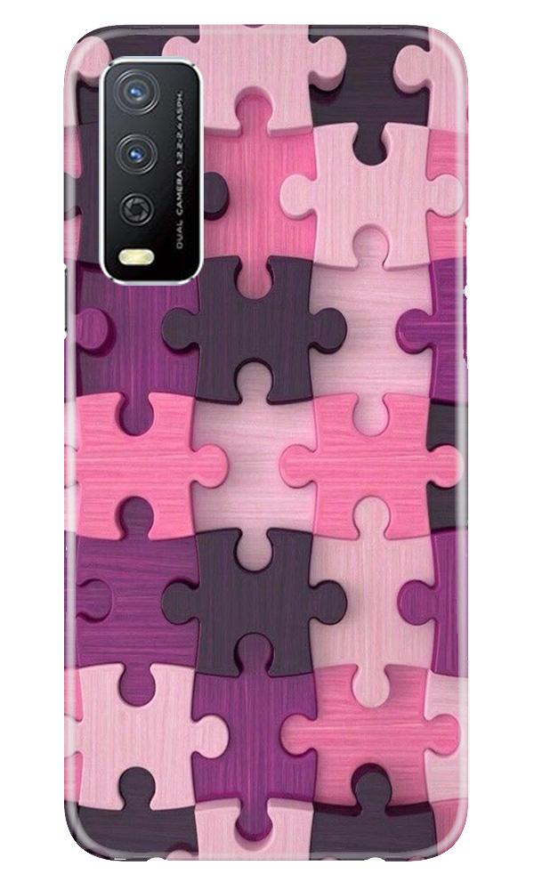 Puzzle Case for Vivo Y12s (Design - 199)
