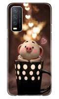 Cute Bunny Case for Vivo Y12s (Design No. 213)