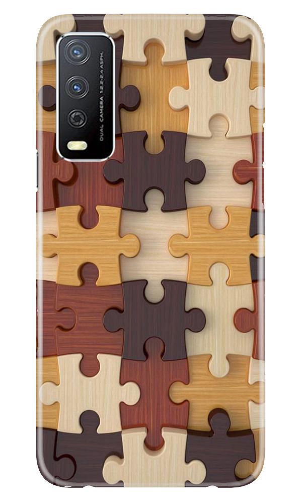 Puzzle Pattern Case for Vivo Y12s (Design No. 217)