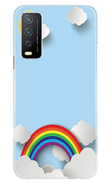 Rainbow Mobile Back Case for Vivo Y12s (Design - 225)