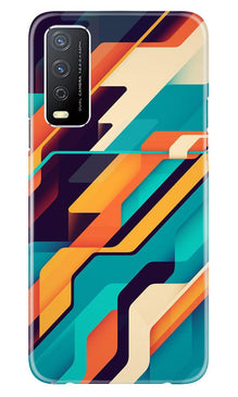 Modern Art Mobile Back Case for Vivo Y12s (Design - 233)