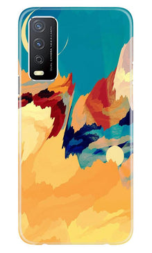 Modern Art Mobile Back Case for Vivo Y12s (Design - 236)