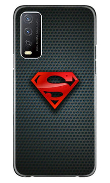 Superman Mobile Back Case for Vivo Y12s (Design - 247)