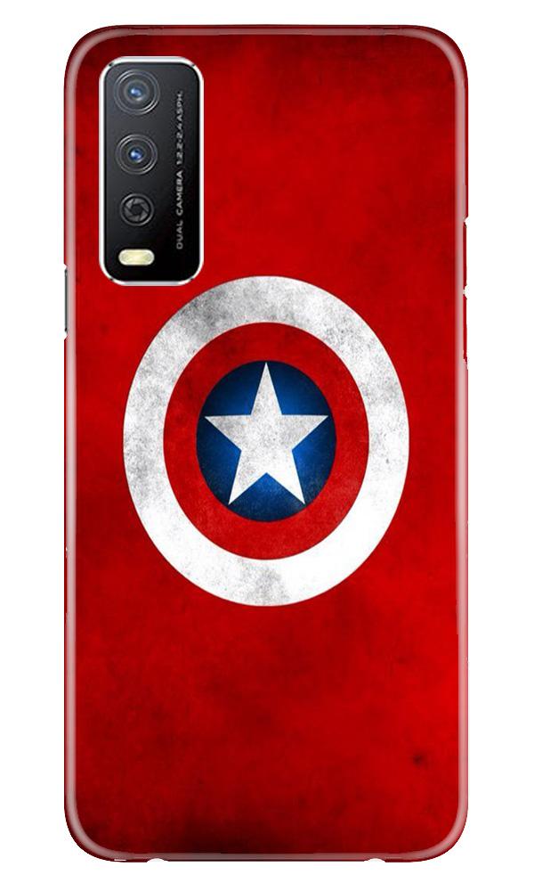 Captain America Case for Vivo Y12s (Design No. 249)