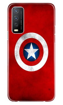 Captain America Mobile Back Case for Vivo Y12s (Design - 249)