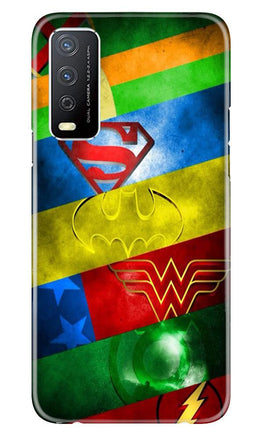 Superheros Logo Case for Vivo Y12s (Design No. 251)