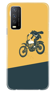 Bike Lovers Mobile Back Case for Vivo Y12s (Design - 256)