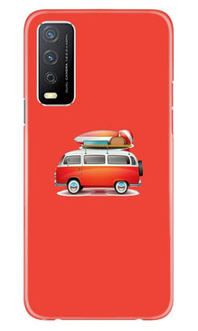 Travel Bus Mobile Back Case for Vivo Y12s (Design - 258)