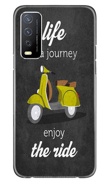 Life is a Journey Mobile Back Case for Vivo Y12s (Design - 261)