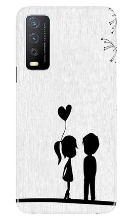 Cute Kid Couple Case for Vivo Y12s (Design No. 283)
