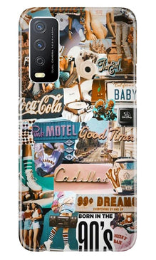 Vintage Design Mobile Back Case for Vivo Y12s (Design - 284)