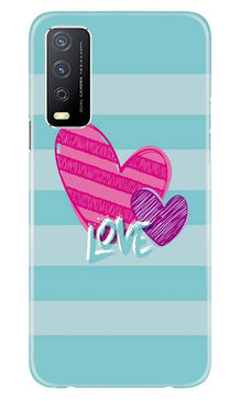 Love Mobile Back Case for Vivo Y12s (Design - 299)