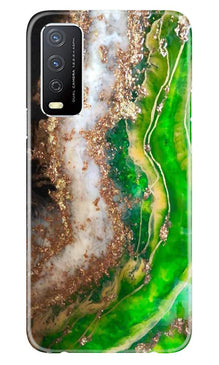 Marble Texture Mobile Back Case for Vivo Y12s (Design - 307)