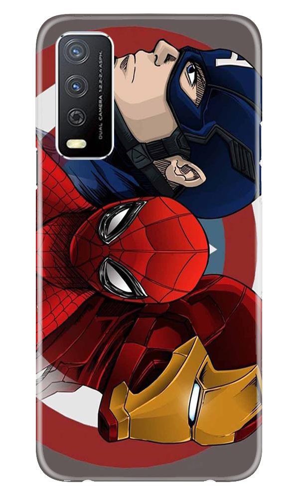 Superhero Mobile Back Case for Vivo Y12s (Design - 311)
