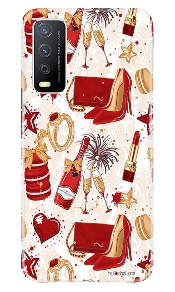Girlish Mobile Back Case for Vivo Y12s (Design - 312)