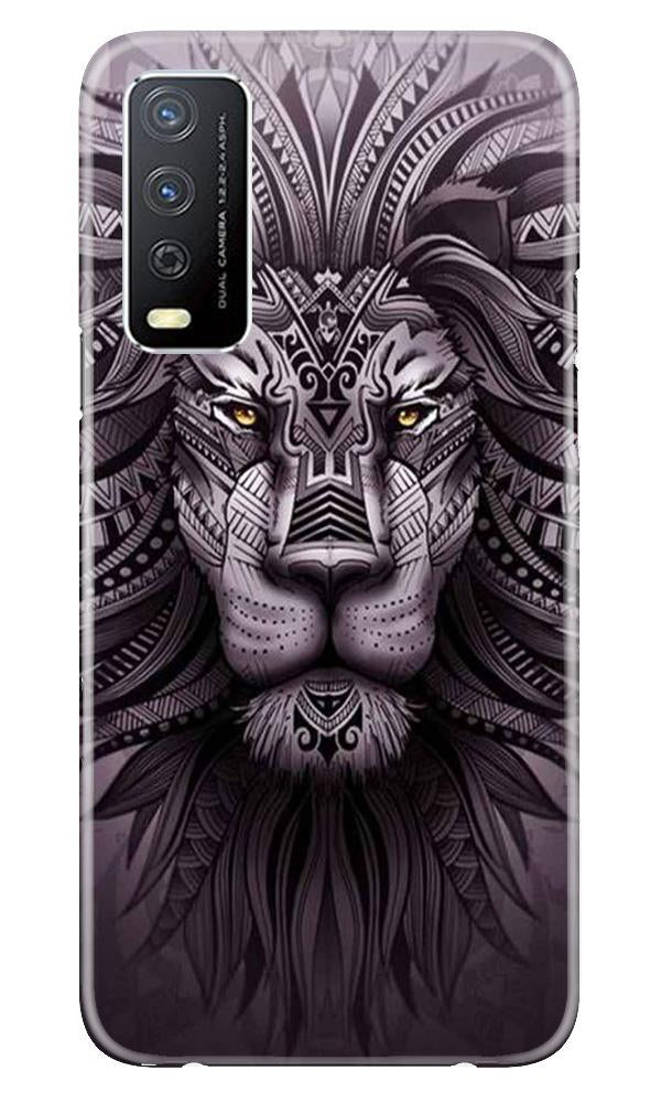 Lion Mobile Back Case for Vivo Y12s (Design - 315)