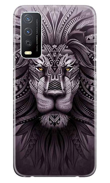 Lion Mobile Back Case for Vivo Y12s (Design - 315)