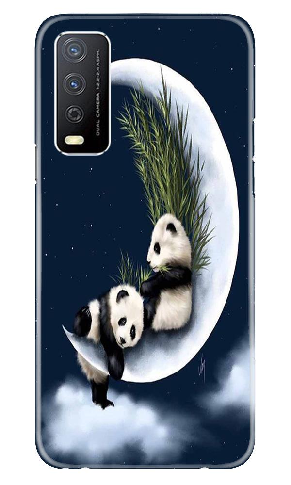 Panda Moon Mobile Back Case for Vivo Y12s (Design - 318)