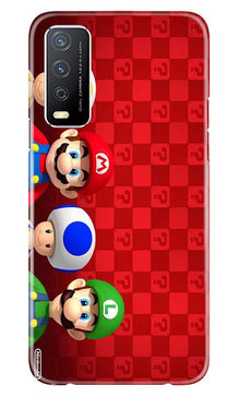 Mario Mobile Back Case for Vivo Y12s (Design - 337)