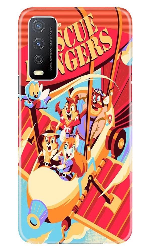 Rescue Rangers Mobile Back Case for Vivo Y12s (Design - 341)