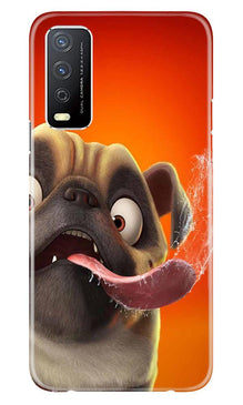 Dog Mobile Back Case for Vivo Y12s (Design - 343)