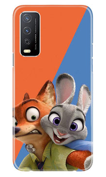 Cartoon Mobile Back Case for Vivo Y12s (Design - 346)