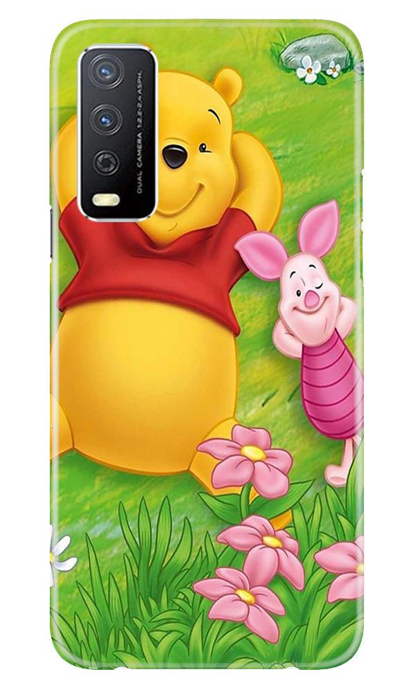 Winnie The Pooh Mobile Back Case for Vivo Y12s (Design - 348)