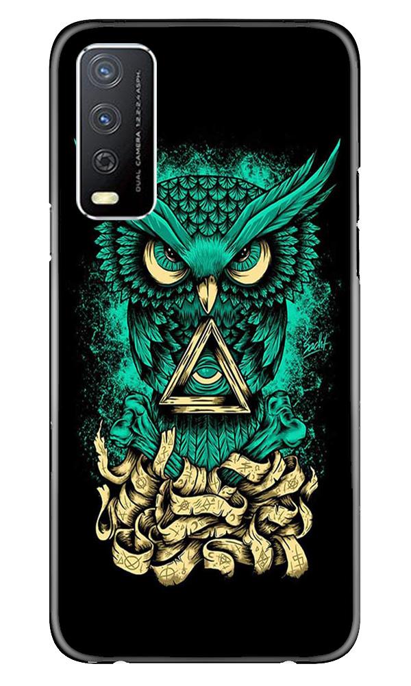 Owl Mobile Back Case for Vivo Y12s (Design - 358)