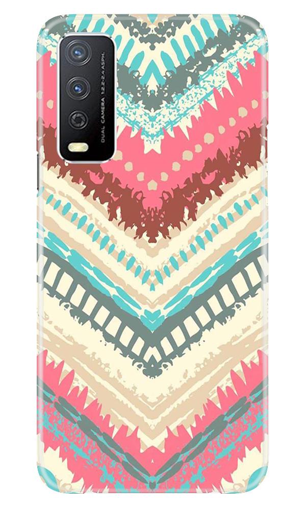 Pattern Mobile Back Case for Vivo Y12s (Design - 368)