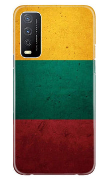 Color Pattern Mobile Back Case for Vivo Y12s (Design - 374)