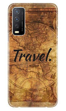 Travel Mobile Back Case for Vivo Y12s (Design - 375)