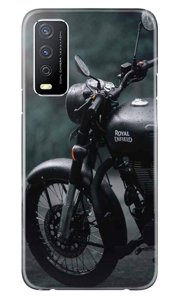 Royal Enfield Mobile Back Case for Vivo Y12s (Design - 380)