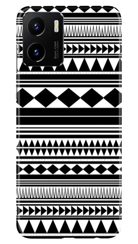 Black white Pattern Case for Vivo Y15C