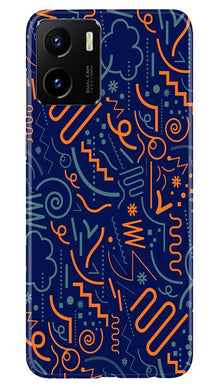 Line Art Baground Mobile Back Case for Vivo Y15C (Design - 26)