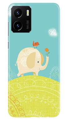 Elephant Painting Mobile Back Case for Vivo Y15C (Design - 46)